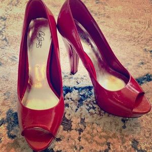 Star City dark red heels